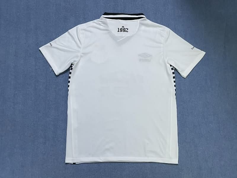 Santos Soccer Jersey White Replica 2025