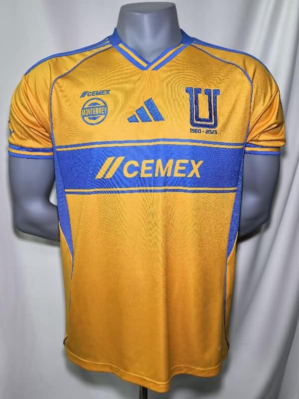 Tigres UANL Soccer Jersey Home Replica 25/26