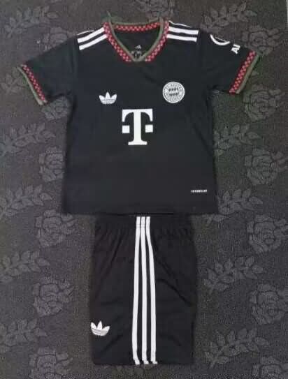 Kids Bayern Munich 25/26 Third Soccer Jersey And Shorts Leaked Kids Bayern Munich 25/26 Third Soccer Jersey And Shorts Leaked