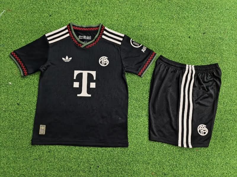 Kids Bayern Munich 25/26 Third Soccer Jersey And Shorts (Player) Kids Bayern Munich 25/26 Third Soccer Jersey And Shorts (Player)