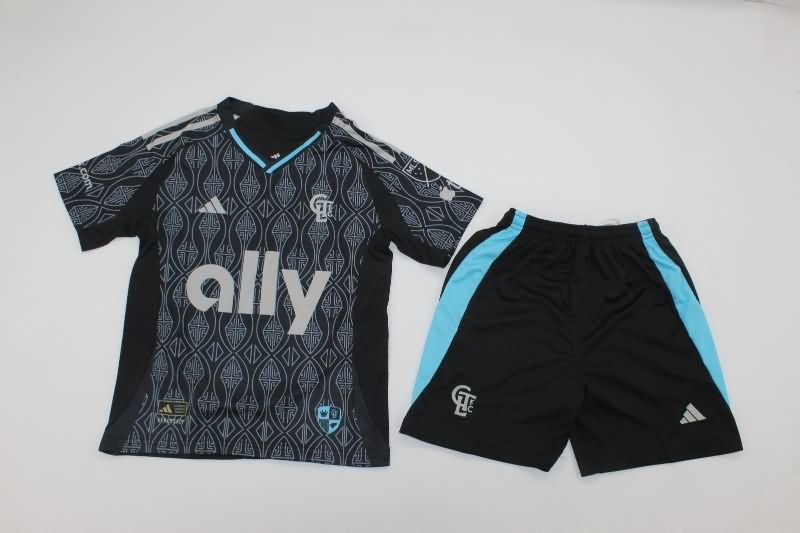 Kids Charlotte 2025 Home Soccer Jersey And Shorts Kids Charlotte 2025 Home Soccer Jersey And Shorts