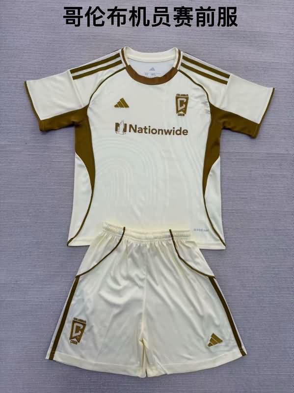 Kids Columbus Crew 2025 Training Soccer Jersey And Shorts Kids Columbus Crew 2025 Training Soccer Jersey And Shorts