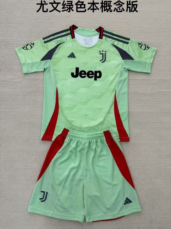 Kids Juventus Soccer Jersey Green Replica 25/26