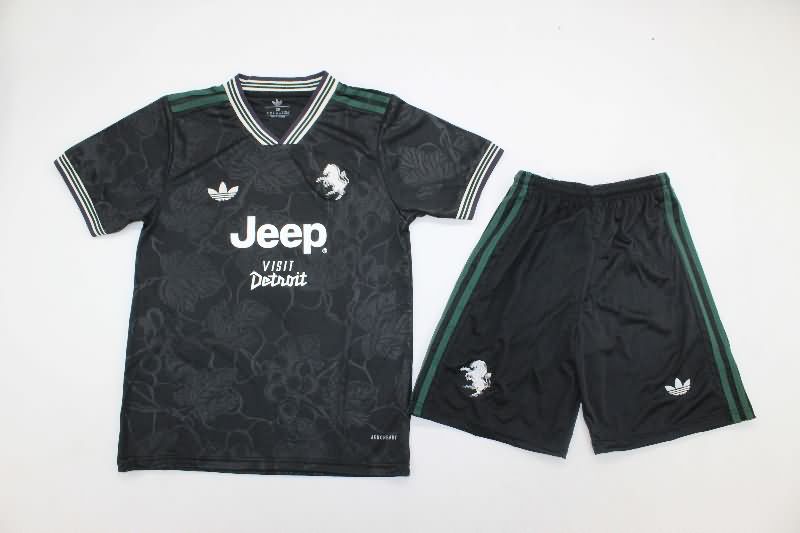 Kids Juventus 25/26 Third Soccer Jersey And Shorts Kids Juventus 25/26 Third Soccer Jersey And Shorts