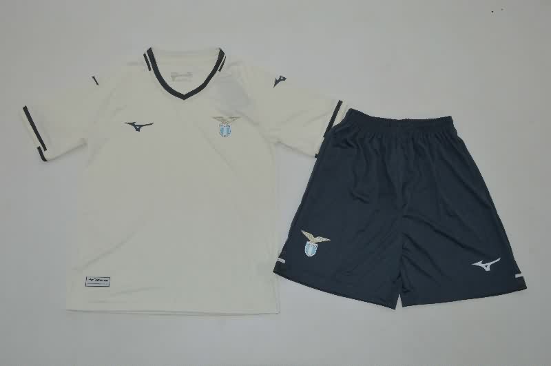 Kids Lazio 25/26 Away Soccer Jersey And Shorts Kids Lazio 25/26 Away Soccer Jersey And Shorts