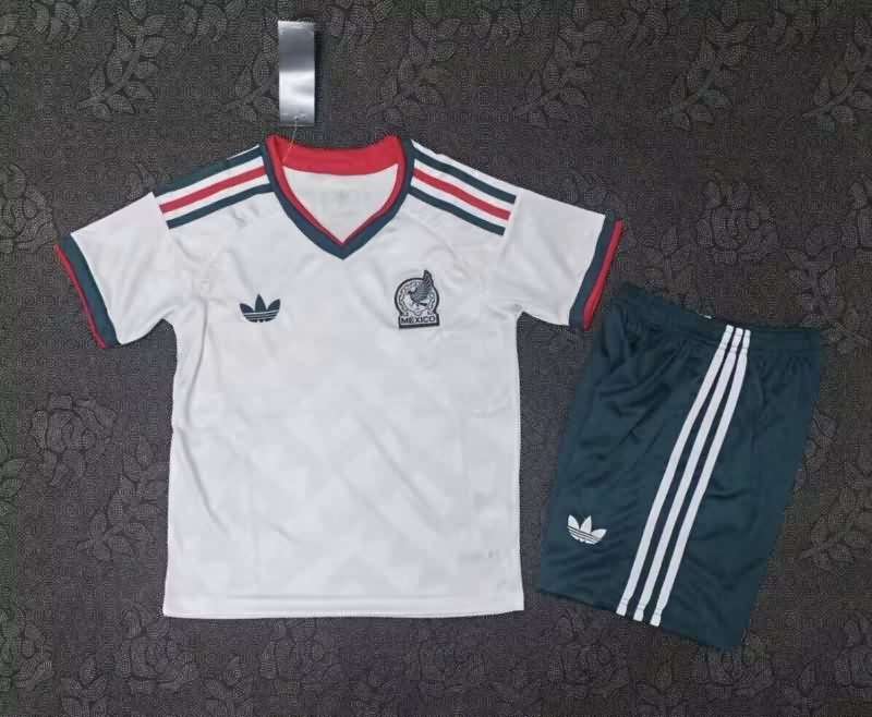 Kids Mexico 25/26 Away Soccer Jersey And Shorts Kids Mexico 25/26 Away Soccer Jersey And Shorts