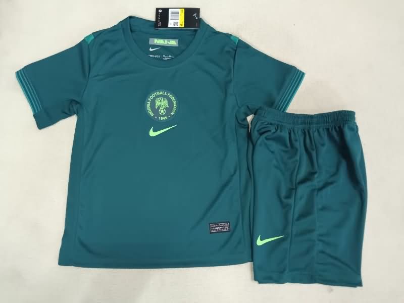 Kids Nigeria 2025 Away Soccer Jersey And Shorts Kids Nigeria 2025 Away Soccer Jersey And Shorts