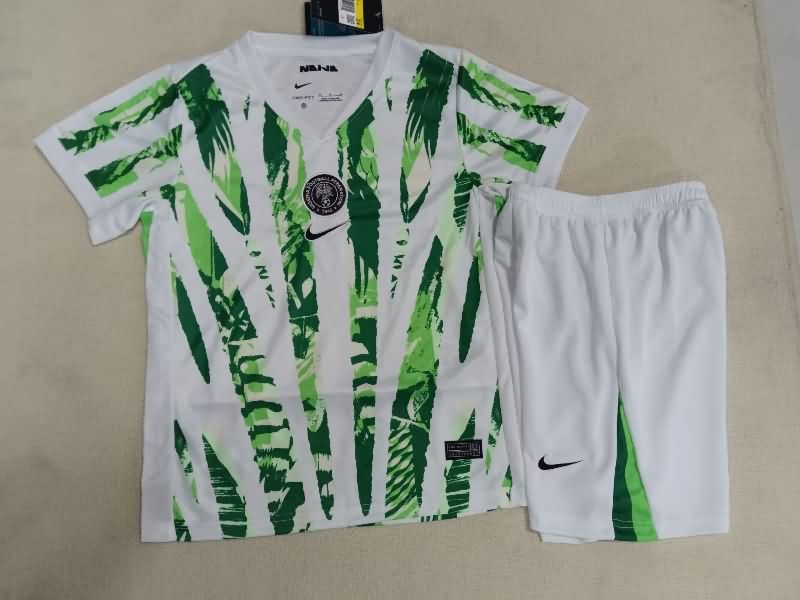 Kids Nigeria 2025 Home Soccer Jersey And Shorts Kids Nigeria 2025 Home Soccer Jersey And Shorts