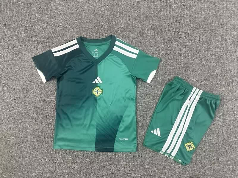 Kids Northern Ireland 2026 Home Soccer Jersey And Shorts Kids Northern Ireland 2026 Home Soccer Jersey And Shorts