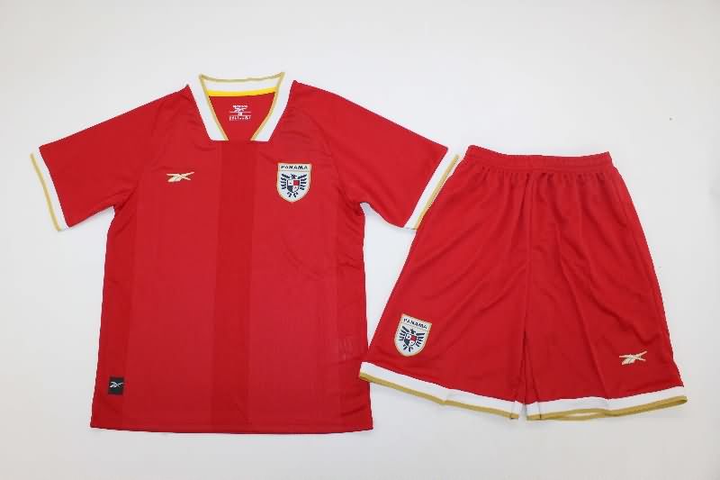 Kids Panama 2025 Home Soccer Jersey And Shorts Kids Panama 2025 Home Soccer Jersey And Shorts