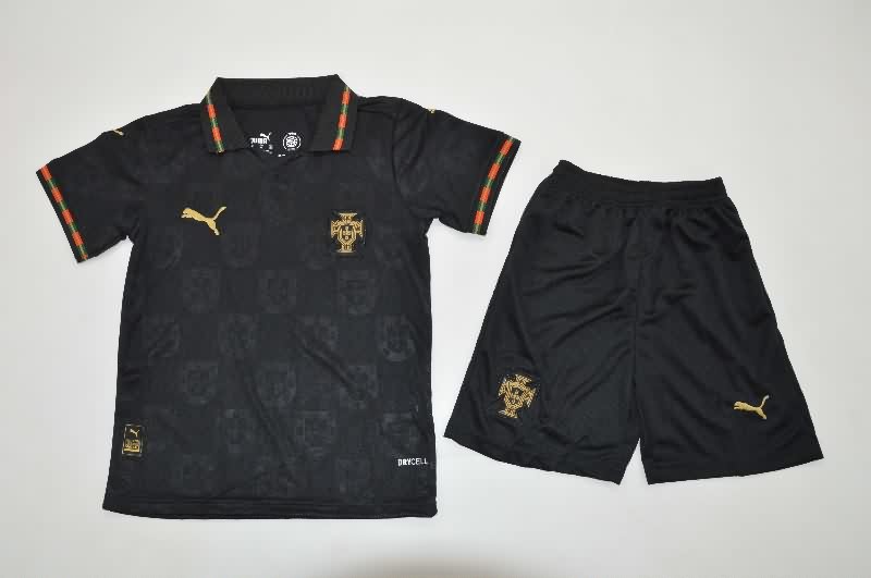 Kids Portugal 25/26 Away Soccer Jersey And Shorts Kids Portugal 25/26 Away Soccer Jersey And Shorts