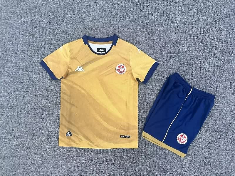 Kids Tunisia 25/26 Third Soccer Jersey And Shorts Kids Tunisia 25/26 Third Soccer Jersey And Shorts