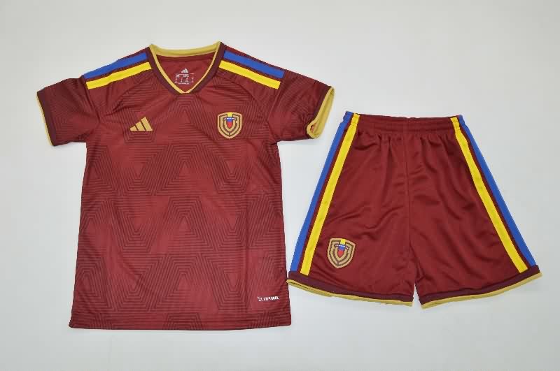 Kids Venezuela 2026 Home Soccer Jersey And Shorts Kids Venezuela 2026 Home Soccer Jersey And Shorts