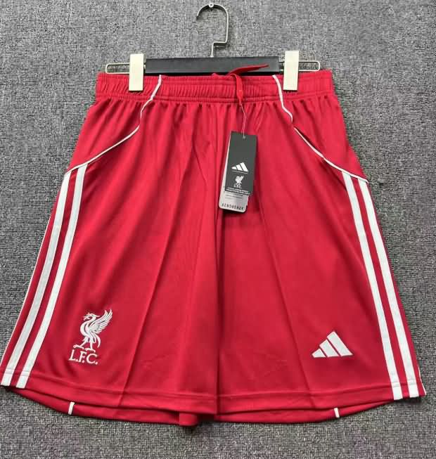 AAA Quality Liverpool 25/26 Home Soccer Shorts AAA Quality Liverpool 25/26 Home Soccer Shorts