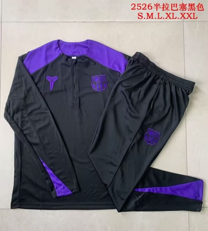 AAA Quality Barcelona 25/26 Black Soccer Tracksuit AAA Quality Barcelona 25/26 Black Soccer Tracksuit