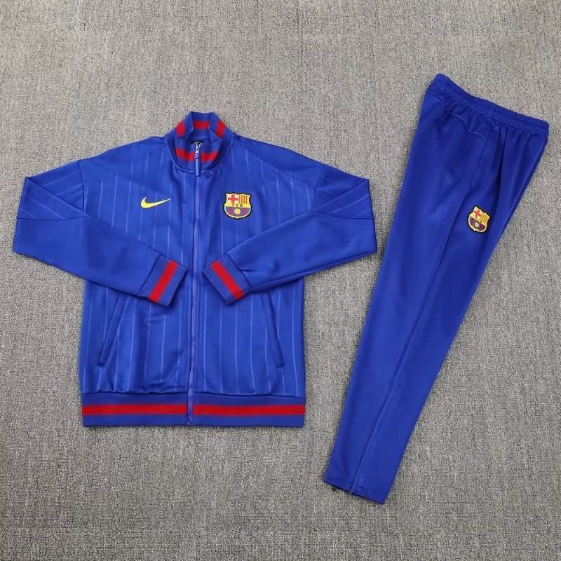 AAA Quality Barcelona 25/26 Dark Blue Soccer Tracksuit 04 AAA Quality Barcelona 25/26 Dark Blue Soccer Tracksuit 04