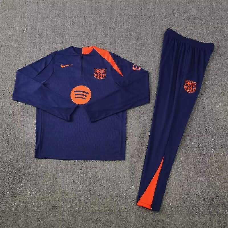 AAA Quality Barcelona 25/26 Dark Blue Soccer Tracksuit 06 AAA Quality Barcelona 25/26 Dark Blue Soccer Tracksuit 06