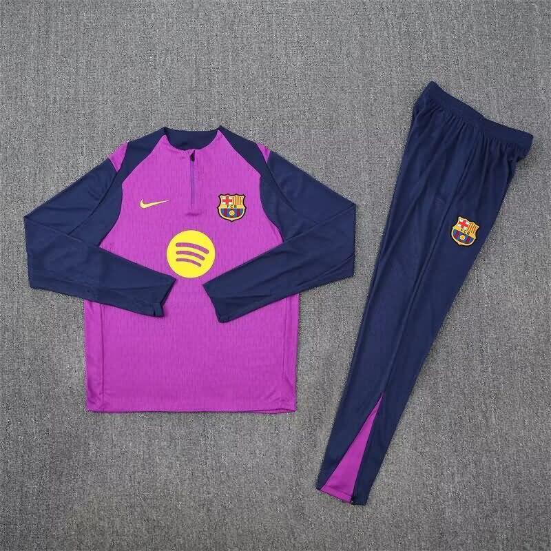 AAA Quality Barcelona 25/26 Purple Soccer Tracksuit AAA Quality Barcelona 25/26 Purple Soccer Tracksuit