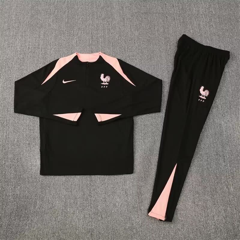 AAA Quality France 2025 Black Soccer Tracksuit AAA Quality France 2025 Black Soccer Tracksuit