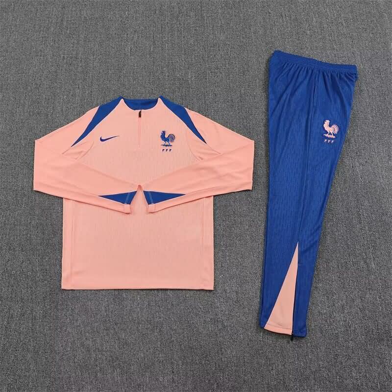 AAA Quality France 2025 Pink Soccer Tracksuit AAA Quality France 2025 Pink Soccer Tracksuit
