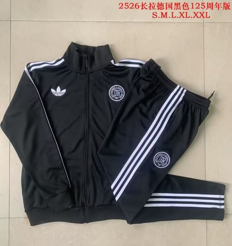 AAA Quality Germany 2025 Black Soccer Tracksuit 02 AAA Quality Germany 2025 Black Soccer Tracksuit 02