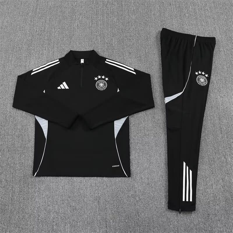 AAA Quality Germany 2025 Black Soccer Tracksuit 03 AAA Quality Germany 2025 Black Soccer Tracksuit 03