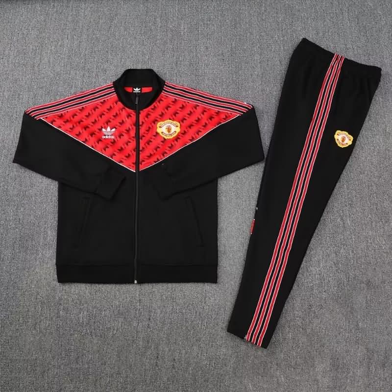 AAA Quality Manchester United 25/26 Black Soccer Tracksuit 02 AAA Quality Manchester United 25/26 Black Soccer Tracksuit 02