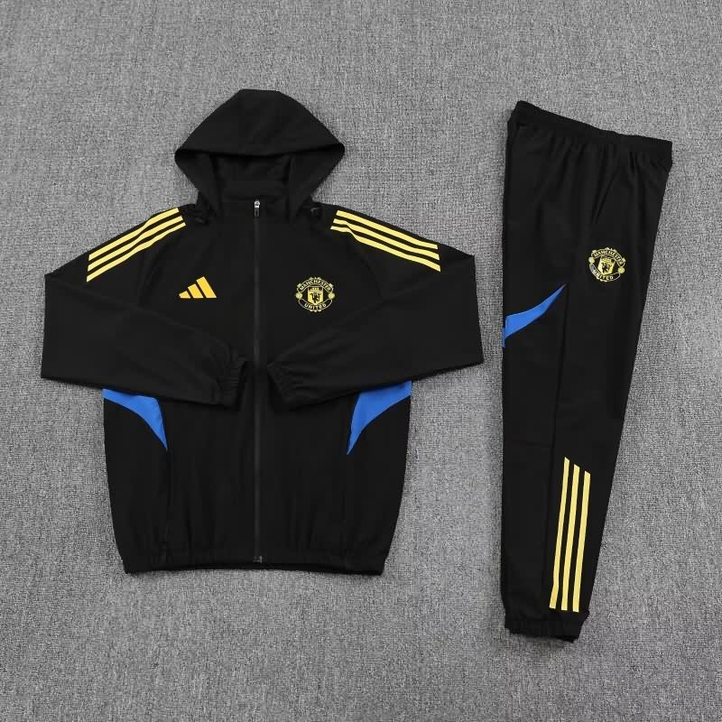 AAA Quality Manchester United 25/26 Black Soccer Tracksuit 04 AAA Quality Manchester United 25/26 Black Soccer Tracksuit 04