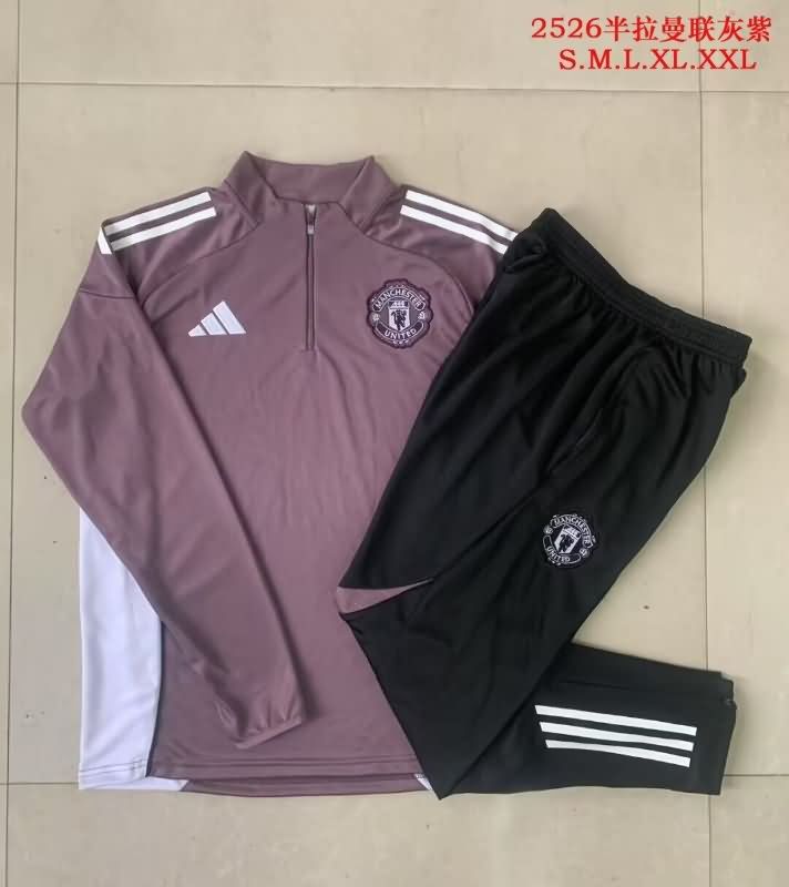AAA Quality Manchester United 25/26 Purple Soccer Tracksuit 02 AAA Quality Manchester United 25/26 Purple Soccer Tracksuit 02