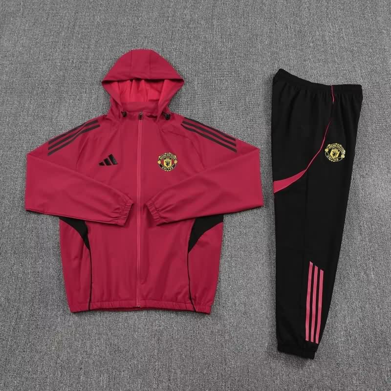 AAA Quality Manchester United 25/26 Red Soccer Tracksuit 02 AAA Quality Manchester United 25/26 Red Soccer Tracksuit 02