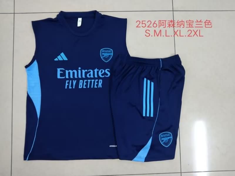 AAA Quality Arsenal 25/26 Dark Blue Soccer Training Sets AAA Quality Arsenal 25/26 Dark Blue Soccer Training Sets