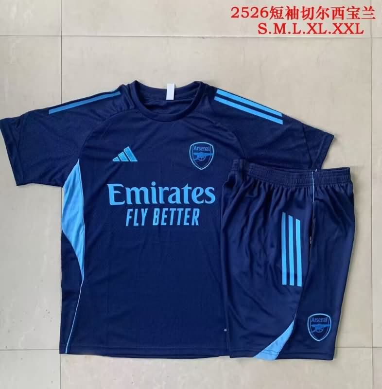 AAA Quality Arsenal 25/26 Dark Blue Soccer Training Sets 02 AAA Quality Arsenal 25/26 Dark Blue Soccer Training Sets 02