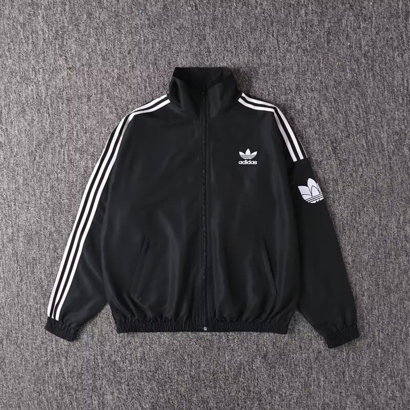 AAA Quality Adidas 2025 Black Soccer Windbreaker