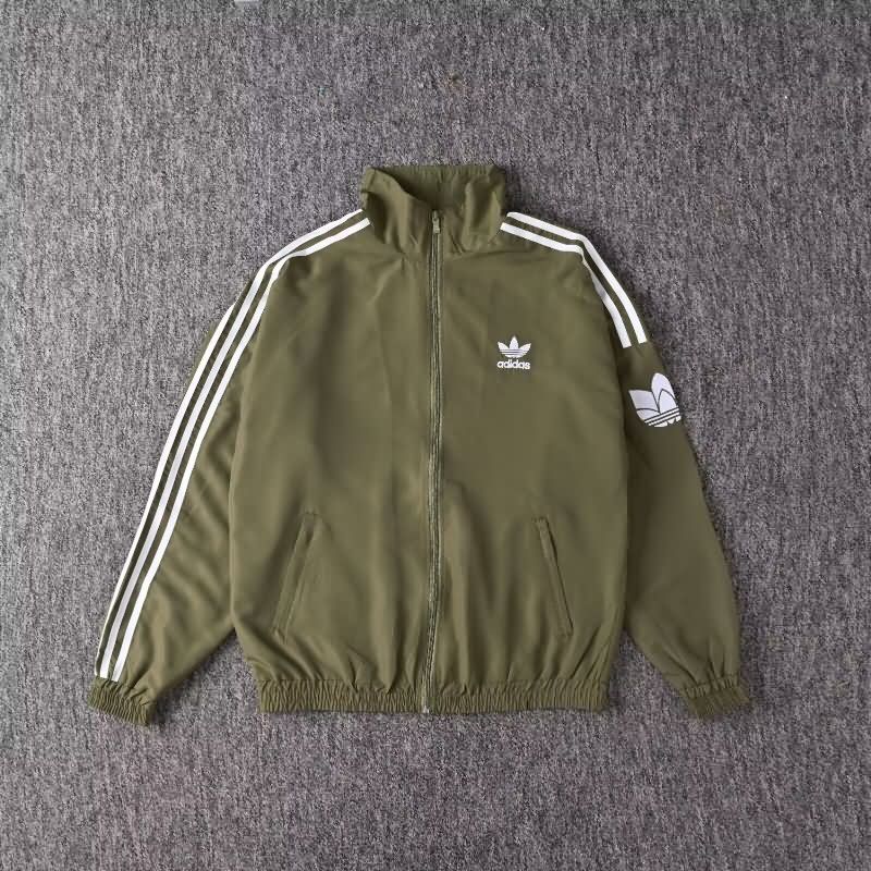 AAA Quality Adidas 2025 Green Soccer Windbreaker