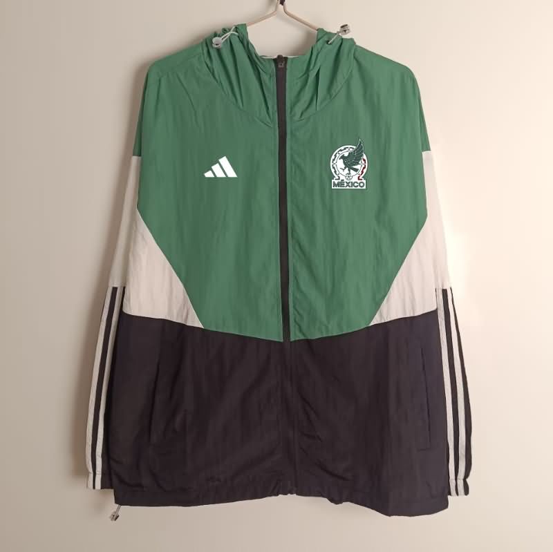 Mexico Soccer Windbreaker Green Replica 2025