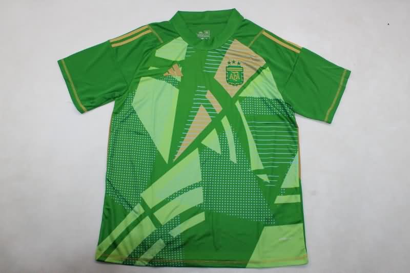 Argentina Soccer Jersey Copa America Goalkeeper Green Replica 2024