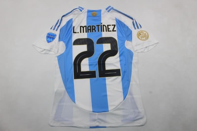 Argentina Soccer Jersey Copa America Home Final Replica 2024