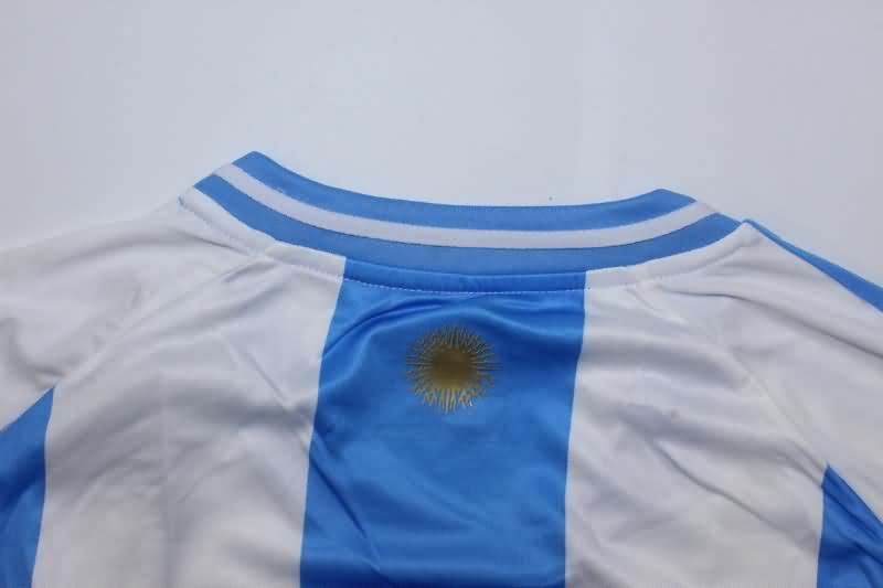 Argentina Soccer Jersey Copa America Home Long Sleeve Replica 2024