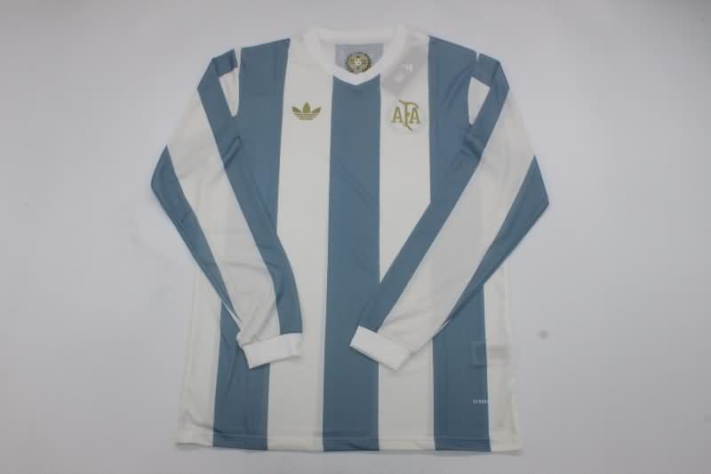 Argentina Soccer Jersey Anniversary Long Sleeve Replica 50th