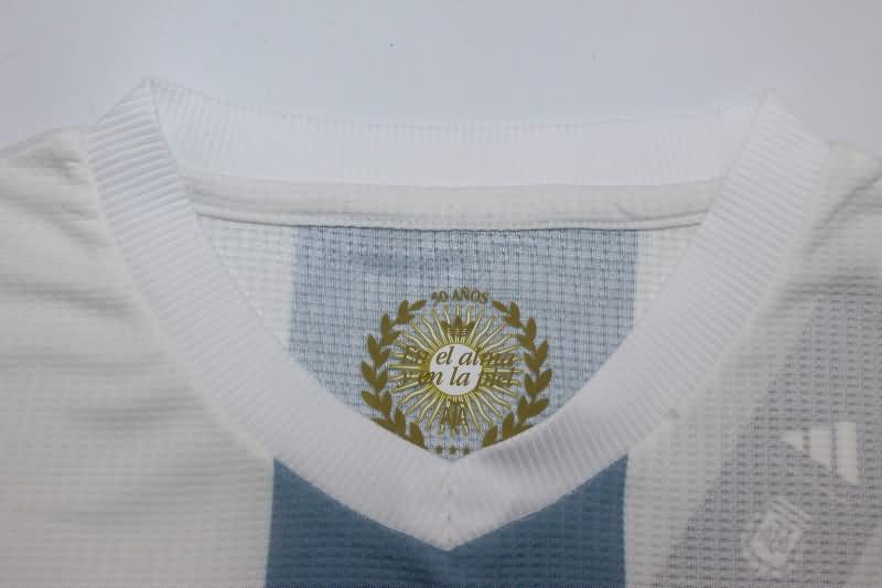 Argentina Soccer Jersey Anniversary Long Sleeve Replica 50th