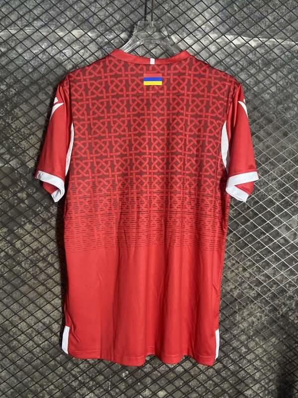 Armenia Soccer Jersey Red Replica 2024