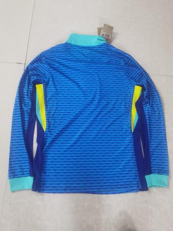 Brazil Soccer Jersey Copa America Away Long Sleeve (Player) 2024