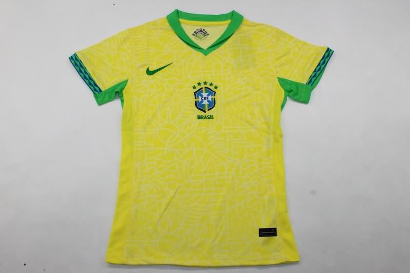 Brazil Soccer Jersey Copa America Home Women Replica 2024