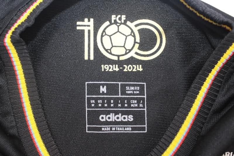 Colombia Soccer Jersey Anniversary Black Replica 100th