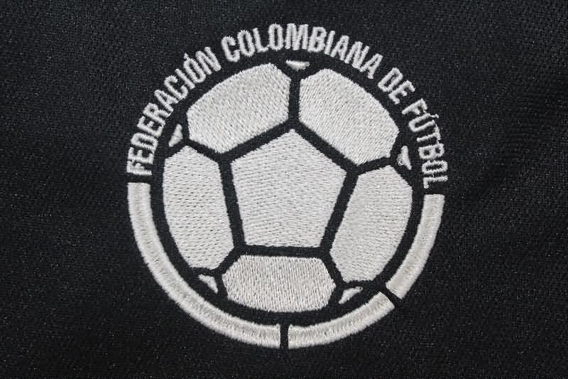 Colombia Soccer Jersey Anniversary Black Replica 100th