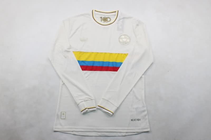 Colombia Soccer Jersey Anniversary Long Sleeve Replica 100th