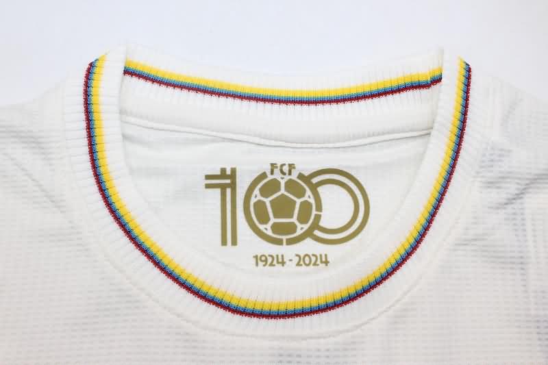 Colombia Soccer Jersey Anniversary Long Sleeve Replica 100th