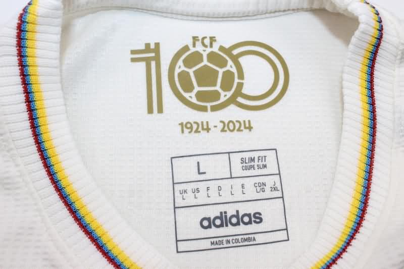 Colombia Soccer Jersey Anniversary Long Sleeve Replica 100th