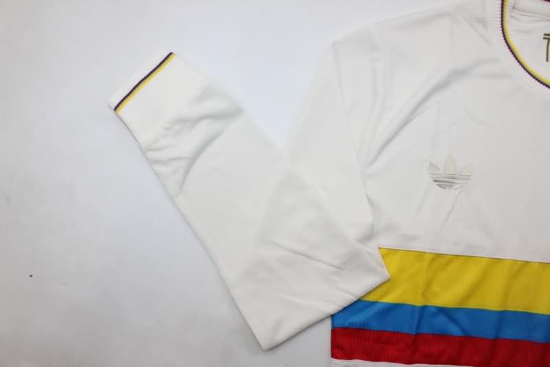 Colombia Soccer Jersey Anniversary Long Sleeve Replica 100th