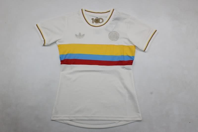 Colombia Soccer Jersey Aninversary Women Replica 100th